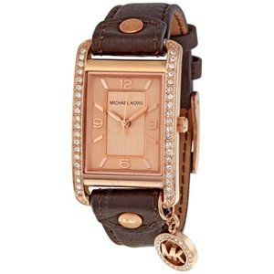 Michael Kors Rose Gold Crystal Ladies Watch